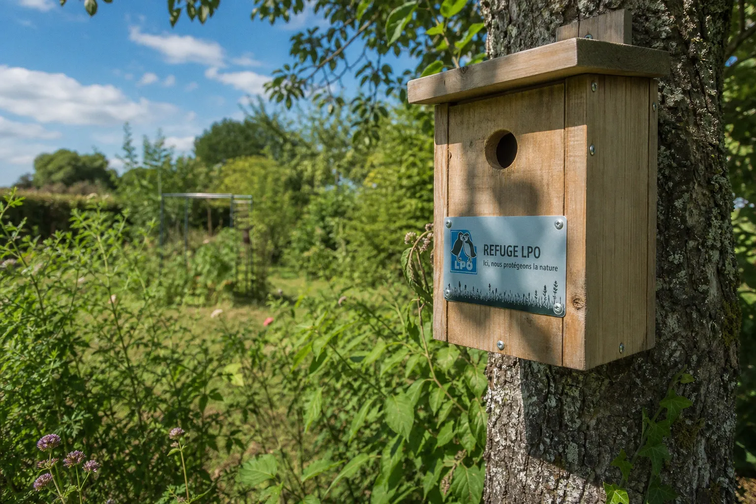 Refuge LPO dans le Calvados : labelliser son jardin pas à pas